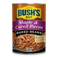 thumbnail image 1 of BUSH'S BEST Maple Cured Bacon Baked Beans, Good Source of Protein & Fiber, Fat Free, Gluten Free, 28 Oz ( Pack of 2 ), 1 of 1