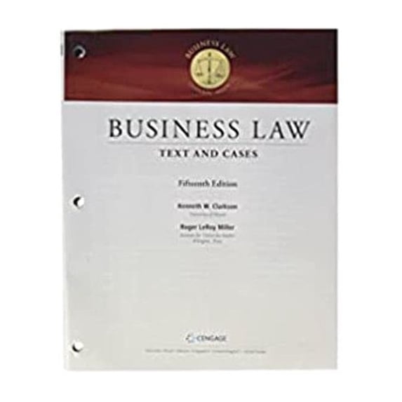 Pre-Owned BUSINESS LAW:TEXT+CASES (LL)-TEXT, 9780357129715, Paperback, 1