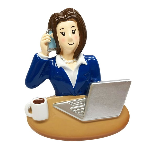 BUSINESWOMAN Personalized Christmas Tree Ornament DO-IT-YOURSELF