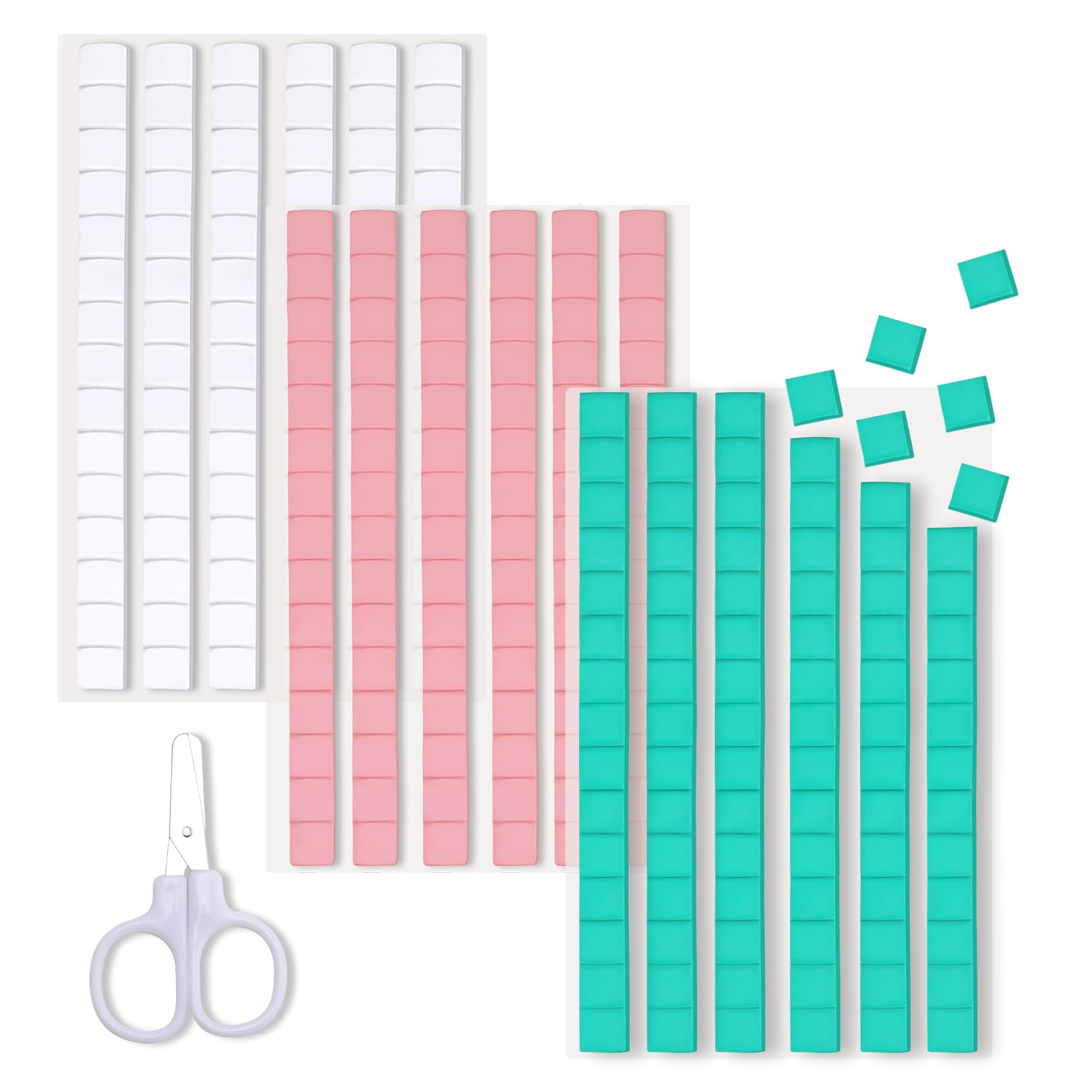 BUSOHA 288 PCS Adhesive Poster Sticky Tack Putty, Removable Poster Putty for Mounting, Reusable Sticky Tack for Wall Hanging Pictures Poster and Museum Art Photography