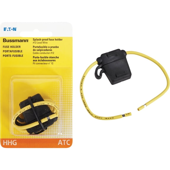 Buss bp/hhg-rp atc fuse holder w/protective c ap (BP/HHG-RP)