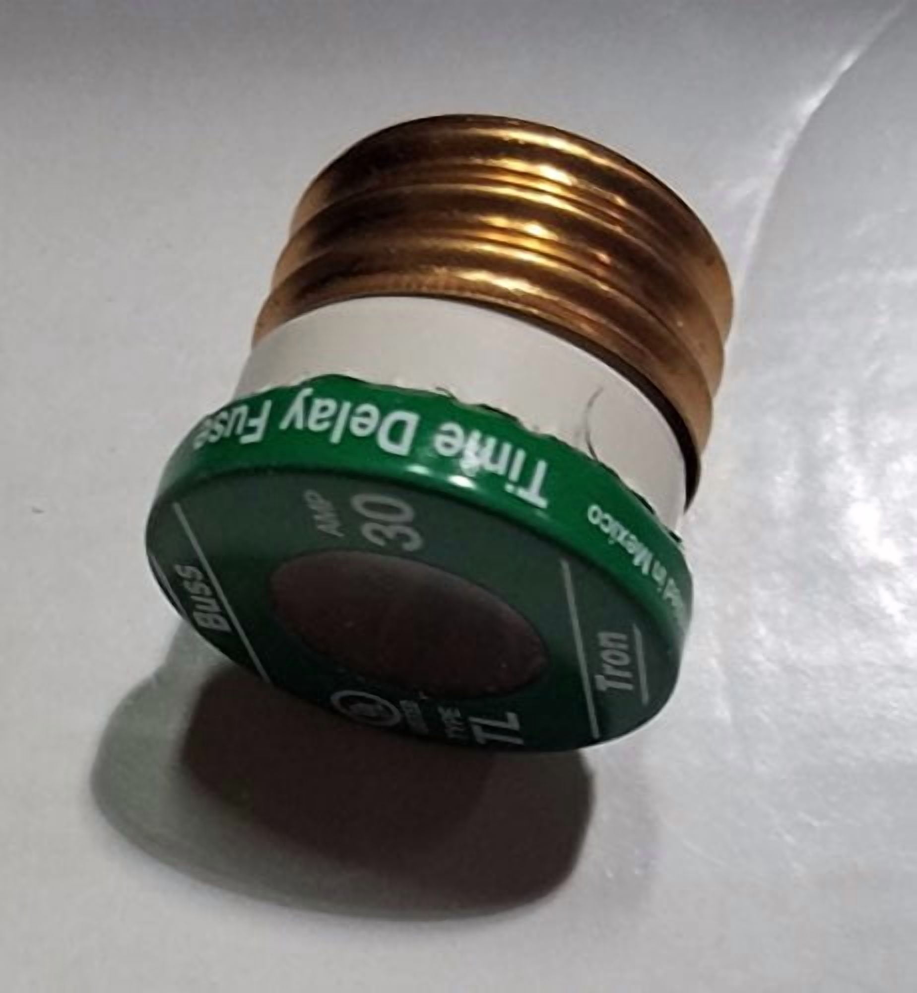Cooper Bussmann Plug Fuse BP/T-30 Dual-Element Time-Delay - 30 Amp - 2 Count