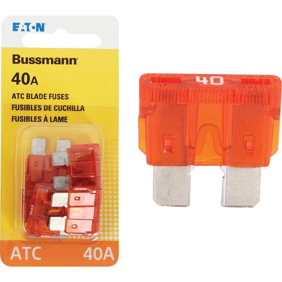 Cooper Bussmann BUSSMANN ATC 40A FAST ACTING BLADE-Mfg# BP/ATC-40-RP - Sold As 20 Units CD/5 Residential Use, Standard Application