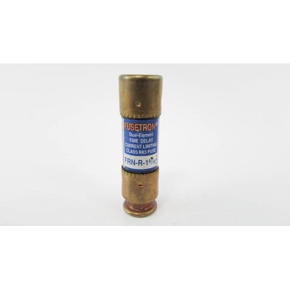 BUSSMANN FRN-R-1-6/10 - 1-6/10 Amp Fusetron Dual Element Time-Delay Current Limiting Fuse Class Rk5 250V (Pack of 1)