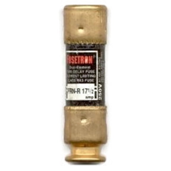BUSSMANN FRN-R-17-1/2 - 17-1/2 Amp Fusetron Dual Element Time-Delay Current Limiting Fuse Class Rk5 250V (Pack of 1)