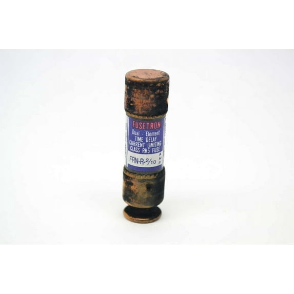 BUSSMANN FRN-R-2/10 - 2/10 Amp Fusetron Dual Element Time-Delay Current Limiting Fuse Class Rk5 250V (Pack of 1)