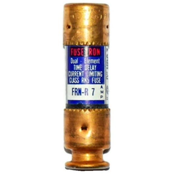 BUSSMANN FRN-R-7 - 7 Amp Fusetron Dual Element Time-Delay Current Limiting Fuse Class Rk5 250V Ul Listed (Pack of 1)