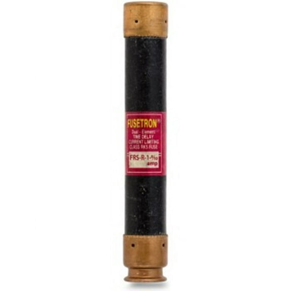 BUSSMANN FRS-R-1-8/10 - 1-8/10 Amp Fusetron Dual Element Time-Delay Current Limiting Class Rk5 Fuse 600V (Pack of 1)