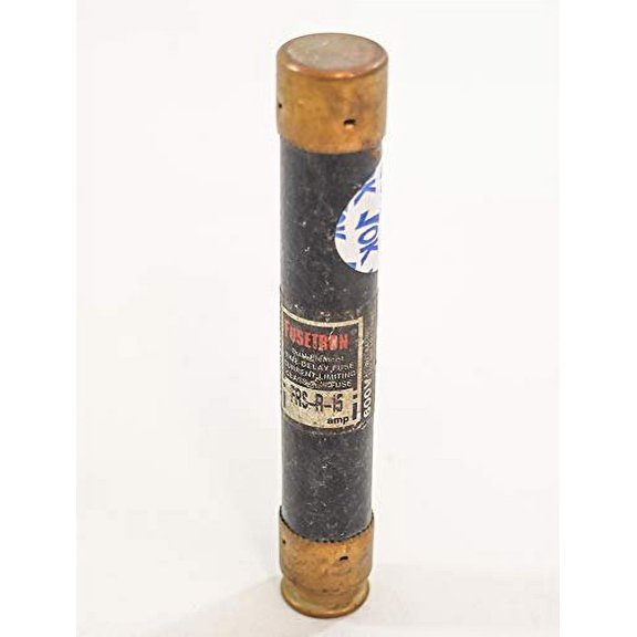 BUSSMANN FRS-R-15 3/pkg 600V 15A 5 x 3/4 Fusetron Energy Efficient Time-Delay Fuse Residential Use, Standard Application
