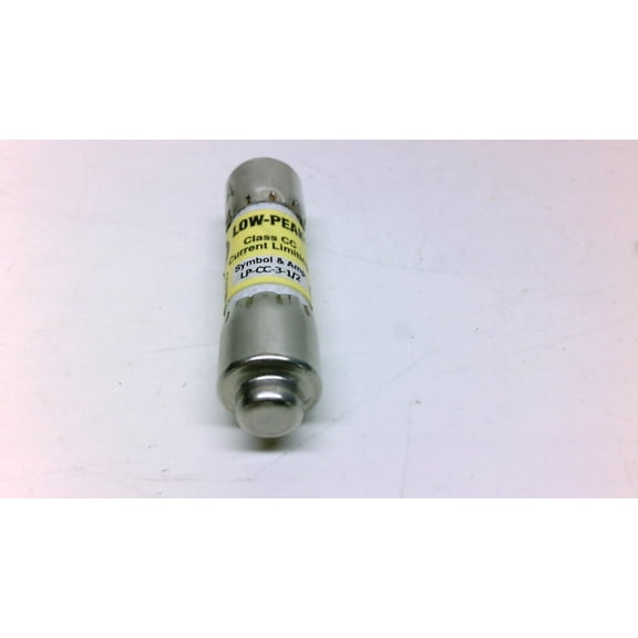BUSSMANN LP-CC-3-1/2 - 3-1/2 Amp Low-Peak Time Delay Current Limiting Class Cc Rejection Fuse 600V (Pack of 1)