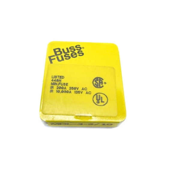 BUSSMANN MDL-3-2/10 250VAC 3-2/10A (PKG OF 5) NSFS