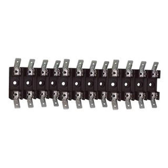 BUSSMANN S-8301-5 - 30 Amp Five Pole Fuseblock With Screw Terminals Break-Away Design- 300V Ul Recognized (Pack of 1)