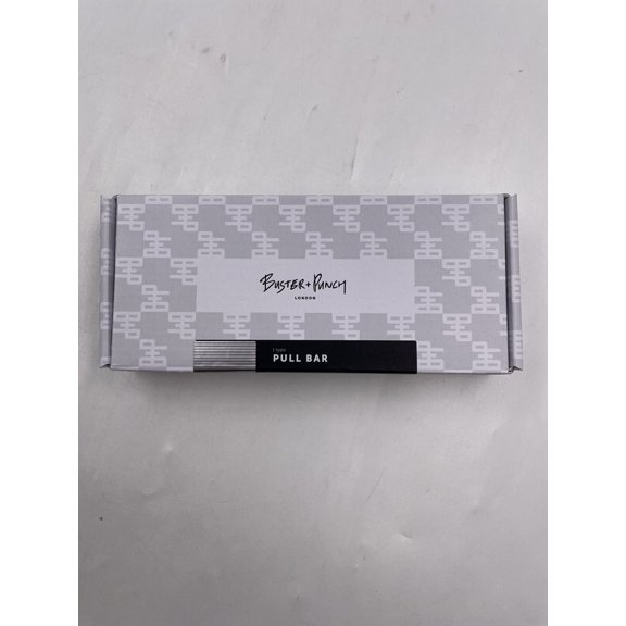 BUSTER+PUNCH SILVER PULL BAR SMALL KNURL LINEAR