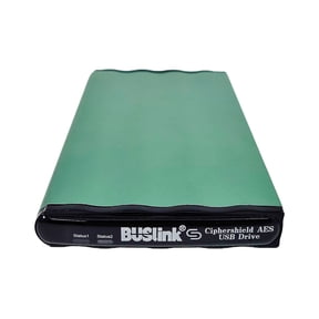 BUSlink 1TB SSD USB-C 3.2 Gen 2/eSATA CipherShield FIPS 140-2 HIPAA 256-bit AES Hardware Encrypted Disk-On-The-Go External Slim Portable Drive