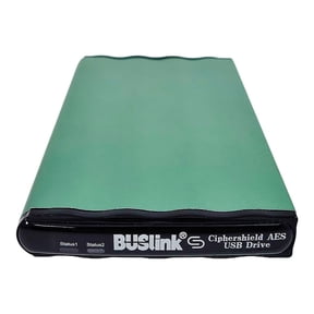 BUSlink Disk-On-The-Go CipherShield DSE-4TSDG2AS - SSD - encrypted - 4 TB - HIPAA, Mode 0 Key, slim - external (portable) - 2.5" - USB 3.2 Gen 2 / eSATA - FIPS 140-2 Level 2, 256-bit AES - TAA Compliant
