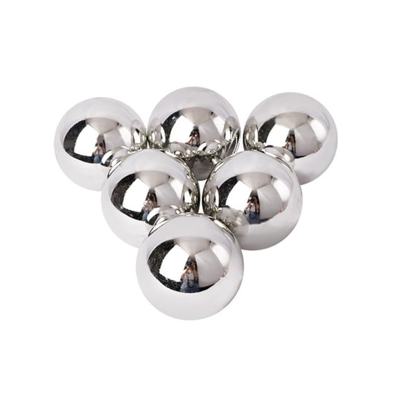 BUTASY Christmas Balls 6cm6pc Christmas Plating Christmas Ball Window Christmas Tree Layout Christmas Tree Pendant