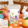 thumbnail image 1 of BUTASY Paper Cups Spring Tulips Floral Theme Party Tableware Disposable 7-inchs 9-inchs Paper Plates Paper Cup Tissue Set Of Party-Themed Paper Plates, 1 of 6