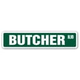 thumbnail image 1 of BUTCHER Street Sign meat cutter supermarket seafood market | Indoor/Outdoor |  30" Wide, 1 of 5
