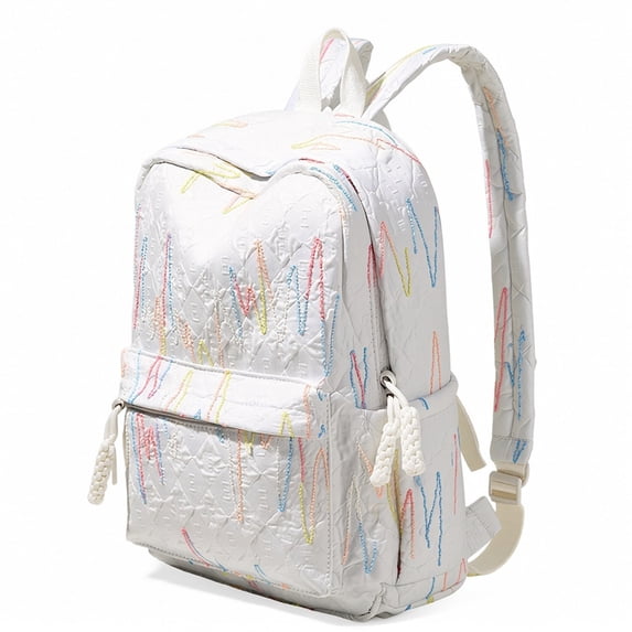 BUTIED 16.5'' Corduroy Schoolbag for 4-13 Women, Cute Books Bag, Lightweight Backpack Perfect Birthday Gift