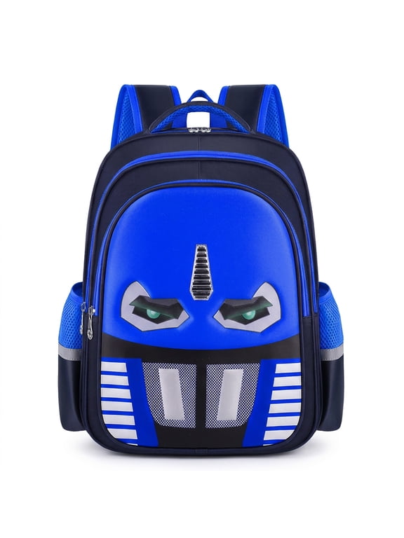 3D Cartoon Schoolbag Cool Robot 16.5'' Backpack Waterproof Lightweight Bookbag Ideas Gift