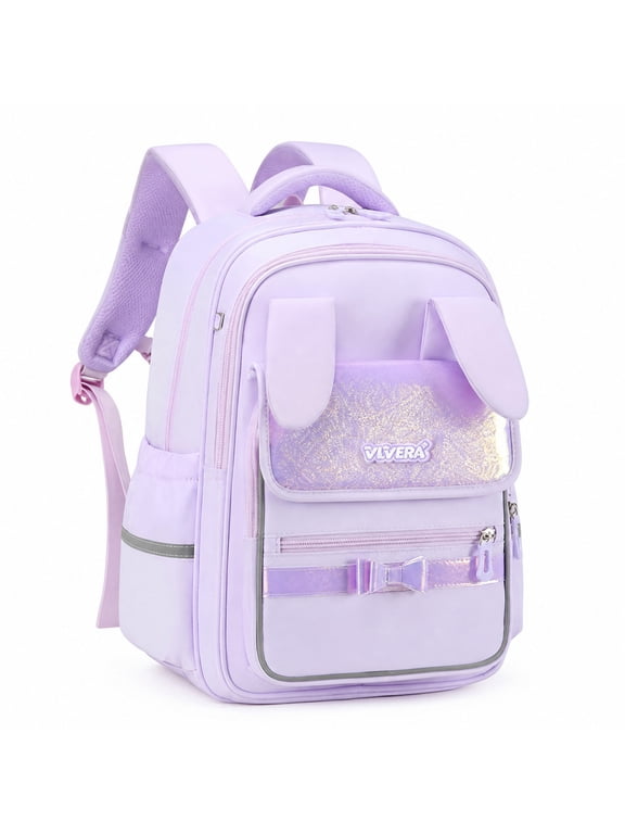 3D Rabbit Cute Schoolbag Lightweight Backpack Ergonomic Books Bag Great for 6-13, Large Capacity Travel Bag