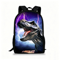 thumbnail image 1 of BUTIED Cartoon Dinosaur Backpack, 6-18 Large Capacity Printed Bookbag Ideal For Birthday Gifts Casual Travel bag, 1 of 5