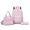 thumbnail image 1 of BUTIED Schoolbag Set Floral Prints Backpack Lightweight Textured Fabric Bookbag with Crossbody Lunch Bag Pencil Pouch,  Perfect for College & 6-15, 1 of 13