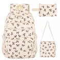 thumbnail image 1 of BUTIED Schoolbag Set with Cute Bow, Lightweight Bookbag with Shoulder Bag Pencil Case, Perfect for 4-12, 1 of 7