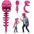 thumbnail image 1 of BUTIED Wearable Dinosaur Skeleton Plush Costume Hood, 3D Spine Back Plush Toy for Kids & Adults Halloween Christmas Birthday Party Gift, 1 of 8