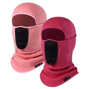 BUTKLNYTS 2-Pack Full Face Balaclava, Warm and Breathable for Outdoor and Winter