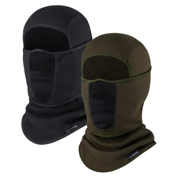 BUTKLNYTS 2-Pack Full Face Balaclava, Warm and Breathable for Outdoor and Winter