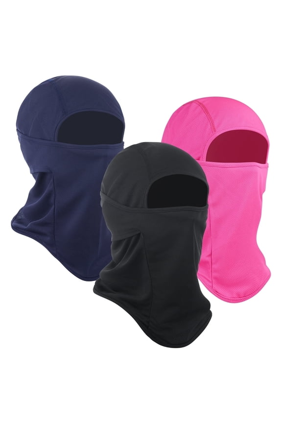 3 pairs Balaclava Unisex Thin Multi-purpose Full-Face Winter: Warmth, Ear Protection, Wind and Snow Resistance, Comfortable for Outdoor Activities, Ideal for Cycling and Skiing