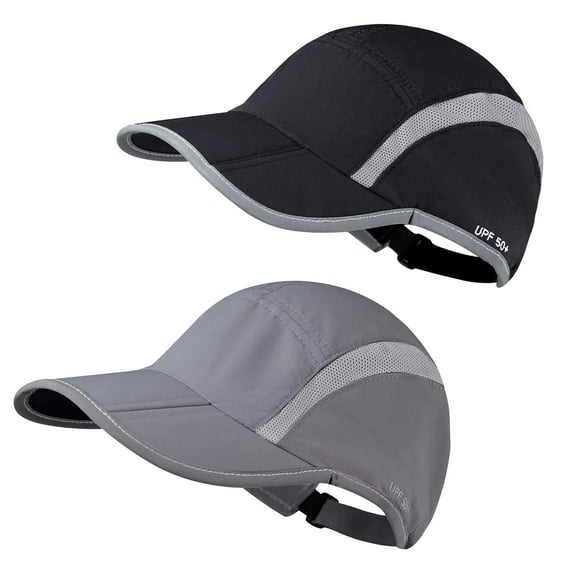 BUTKLNYTS 2-Pack Lightweight Outdoor Caps for Men & Women, Sun Hats for Running, Trekking, Fishing