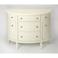 thumbnail image 1 of Butler Specialty Masterpiece Demilune Accent Chest In White, 1 of 3