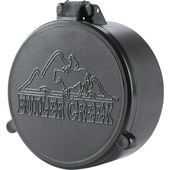 BUTLER CREEK MULTI-FLEX FLIP-OPEN OBJECTIVE LENS COVER SZ 39-40 BLACK