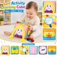 thumbnail image 1 of BUTOMKY Baby Toys 6-12 Months,Tummy Time Square Infant Baby Toy, Soft Sensory Toy with Textures, Mirror, for Newborns to Ages 6 Months, 1 of 6
