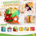 thumbnail image 1 of BUTOMKY Baby Toys 6-12 Months,Tummy Time Square Infant Baby Toy, Soft Sensory Toy with Textures, Mirror, for Newborns to Ages 6 Months, 1 of 7