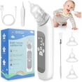 thumbnail image 1 of BUTOMKY Electric Nasal Aspirator for Baby & Toddler, Nose Sucker Cleaner with Adjustable Suction, 3 Silicone Tips, Music & Light Soothing Function, 1 of 7