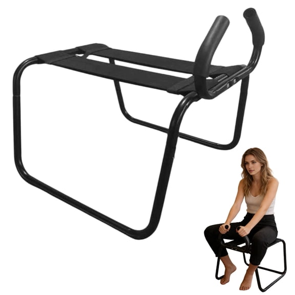 BUTOMKY Multifunctional Adjustable Bouncing Chair for Couples - with Handles & Elastic Straps, 300 lbs Weight Capacity, Easy to Assemble Portable Intimacy Position Aid Furniture
