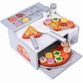 thumbnail image 1 of BUTOMKY Wooden Pizza Pretend Play Set for Kids, Slice and Serve Play Food, Pizza Counter & Storage Oven Kitchen Playset, Montessori Role Play Educational Toy Gift for Boys Girls Ages 3-6, 1 of 8