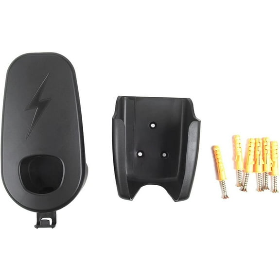 BUTORY Charging Cable Organizer for Tesla Model 3 Model Y 2021 Waterproof Wall Mount with Charging Adapter Base Portable Cable Ch