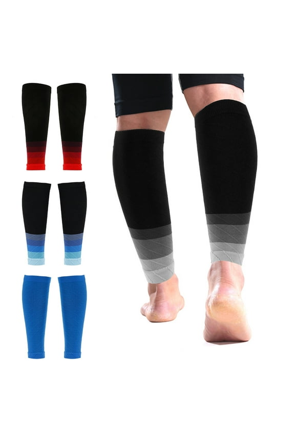 BUTORY Compression Calf Sleeve Support Socks Calf/shin Splint Recovery Leg Sleeves, Running Compression Socks,great for Running & All Sports Increase Blood Circulation