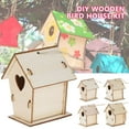 thumbnail image 1 of BUTORY DIY Bird House Kit ,Art Craft Wood Toys for Kids, Painting Puzzle DIY Wooden Assembly, Build and Paint Birdhouse, Kids Bulk Crafts Garden Playset Paintable Hanging Arts Set, 1 of 7