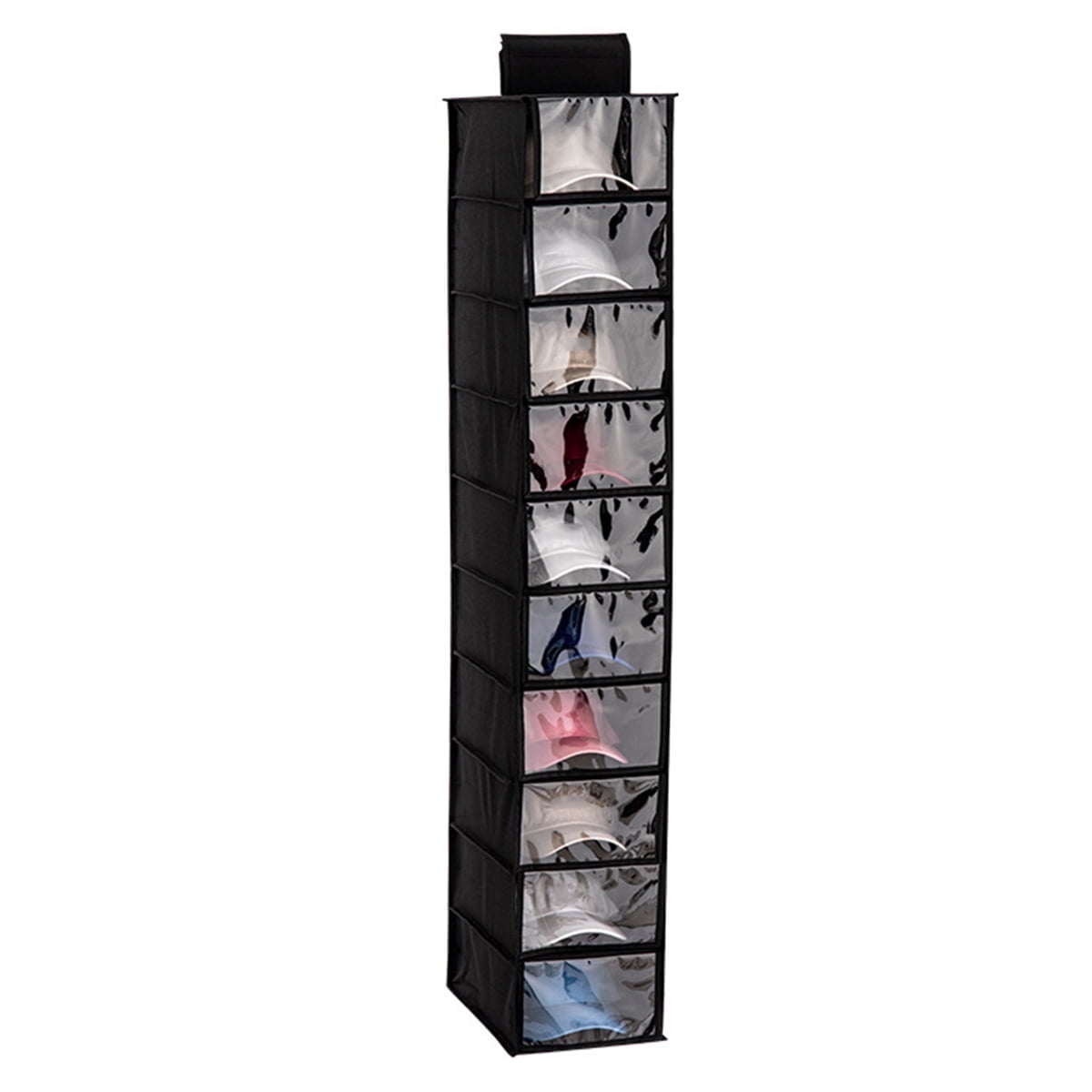 Butory BUTORY Kids 10-Shelf Baseball Cap Rack, Hat Storage Organizer with Dust ...