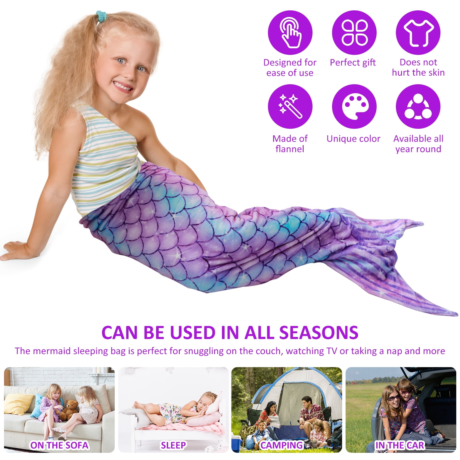 Mermaid tail blanket walmart new arrivals