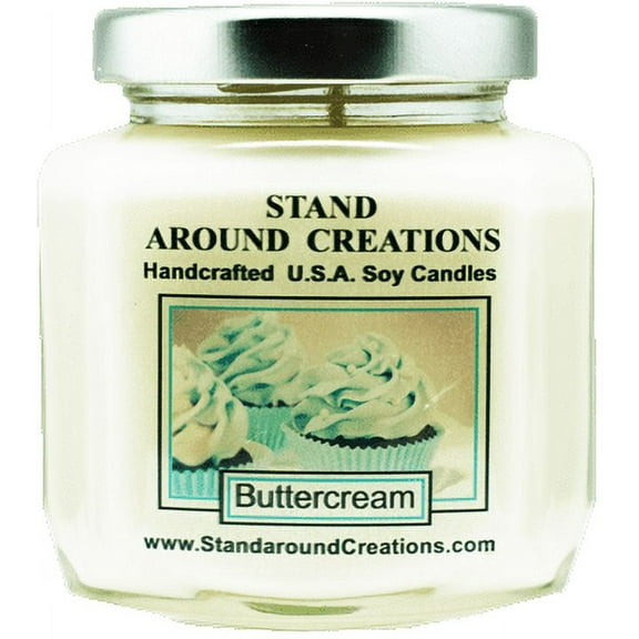 BUTTER CREAM HEX 6-OZ. ALL NATURAL SOY CANDLE