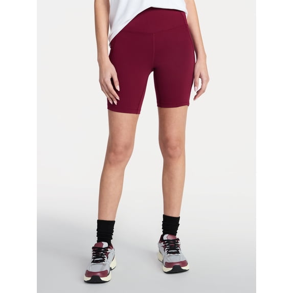 Athletic Works Women's ButterCore Bike Shorts, 7" Inseam, Sizes XS-XXXL