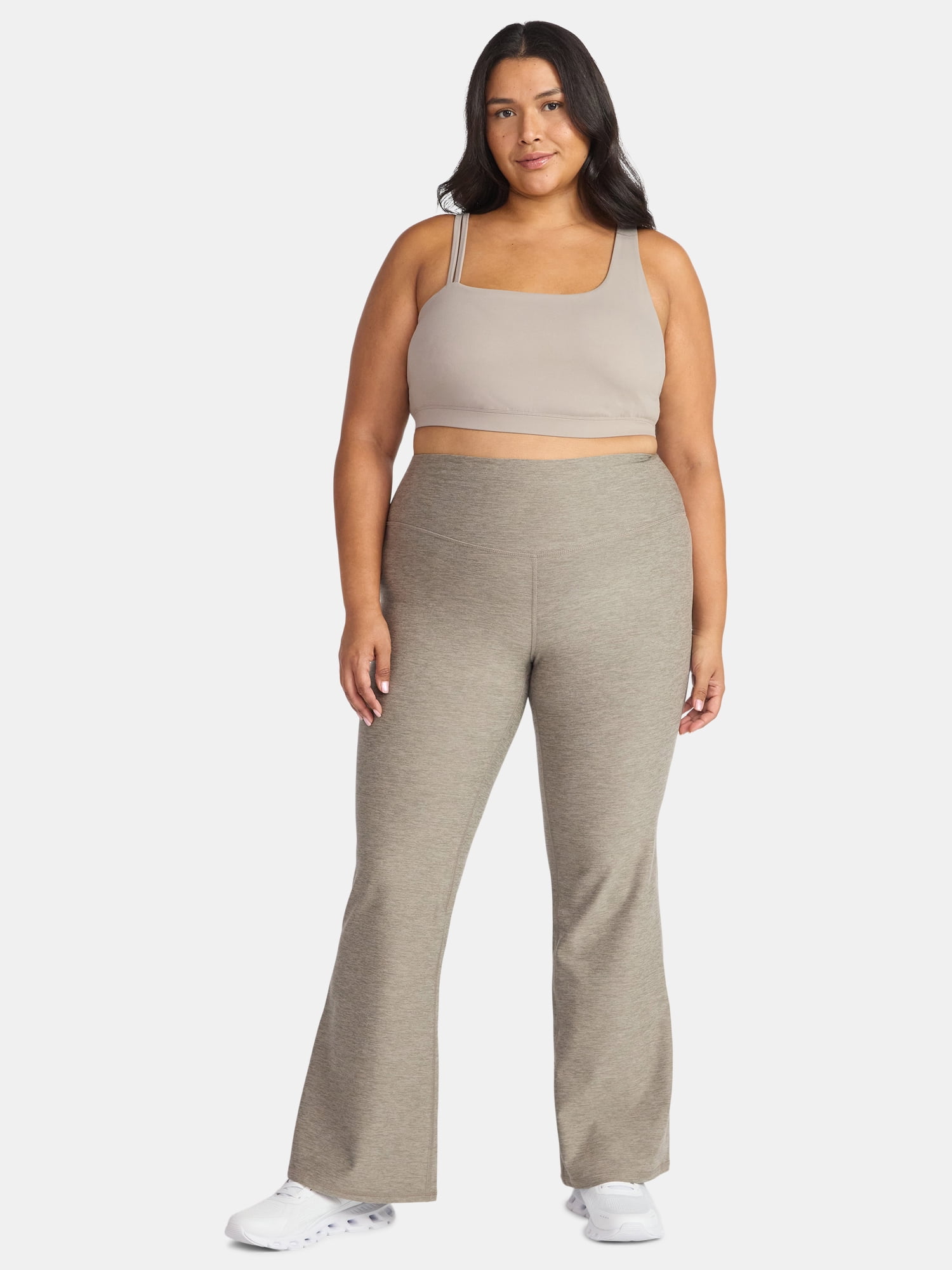 Athletic Works Women's and Women's Plus ButterCore Flare Pants, Sizes XS-4X