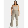 thumbnail image 1 of Athletic Works Women's and Women's Plus ButterCore Flare Pants, Sizes XS-4X, 1 of 2
