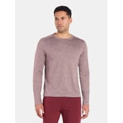 Athletic Works Men's and Big Men's ButterCore Soft Long Sleeve Tee Shirt, Sizes XS-5XL